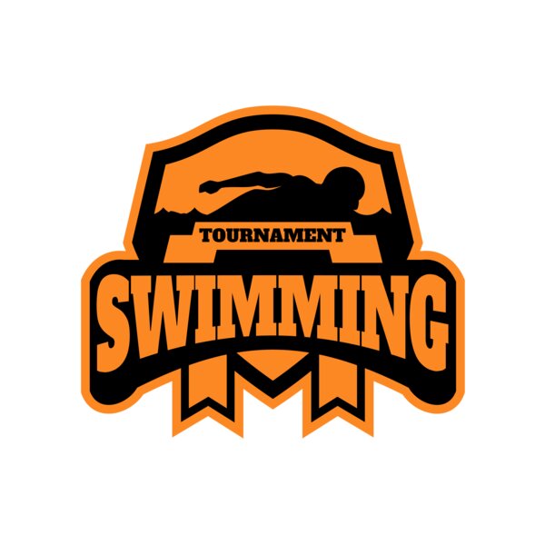 Swimming Tournament logo template 03 Thumbnail