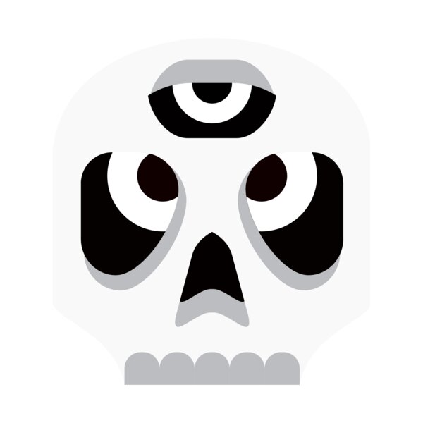 Elements Skulls logo template 18 Thumbnail