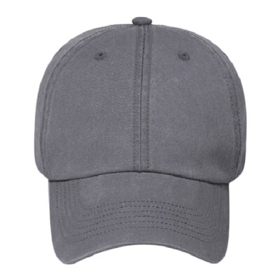 Garment Washed Pigment Dyed Cotton Twill Six Panel Low Profile Dad Hat Thumbnail