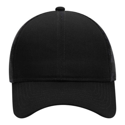 CAP 6 Panel Mid Profile Mesh Back Trucker Hat Thumbnail