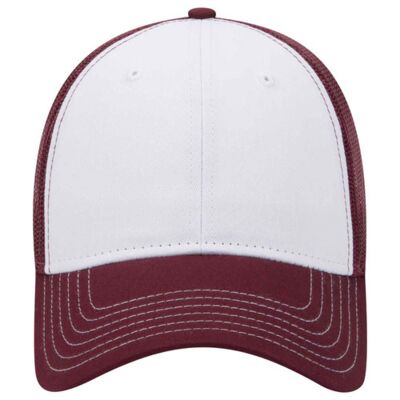 OTTO CAP 6 Panel Low Profile Mesh Back Trucker Hat Thumbnail