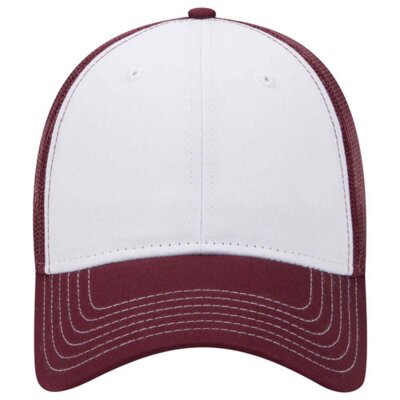 OTTO CAP 6 Panel Low Profile Mesh Back Trucker Hat Thumbnail