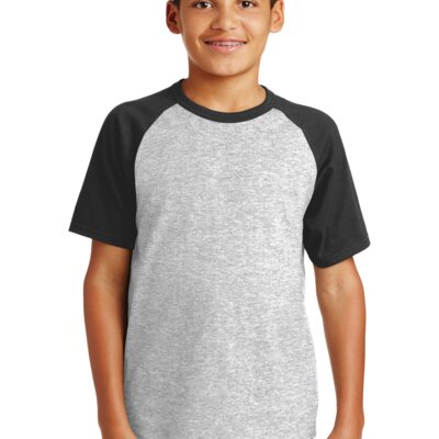 Youth Short Sleeve Colorblock Raglan Jersey Thumbnail