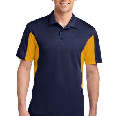 Tall Side Blocked Micropique Sport Wick ® Polo Thumbnail