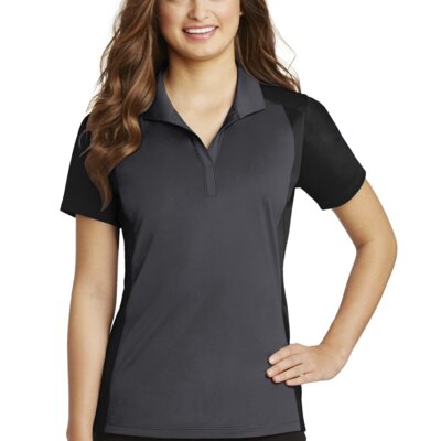 Ladies Colorblock Micropique Sport Wick ® Polo Thumbnail