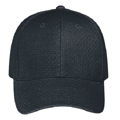 OTTO Polyester Pro Mesh Gray Undervisor Six Panel Low Profile Baseball Cap Thumbnail