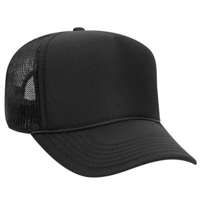 OTTO Polyester Foam Mesh Back Trucker Hat Thumbnail