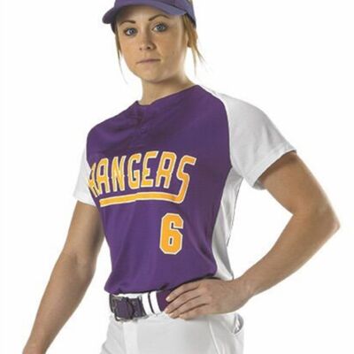 Womens Two Button Fastpitch Jersey Thumbnail