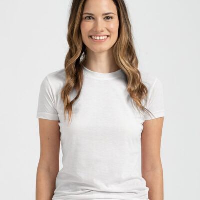 Women's Poly-Rich Slim Fit T-Shirt Thumbnail