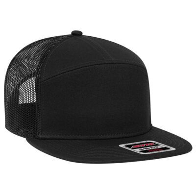 OTTO CAP "OTTO SNAP" 7 Panel Mesh Back Trucker Snapback Hat Thumbnail