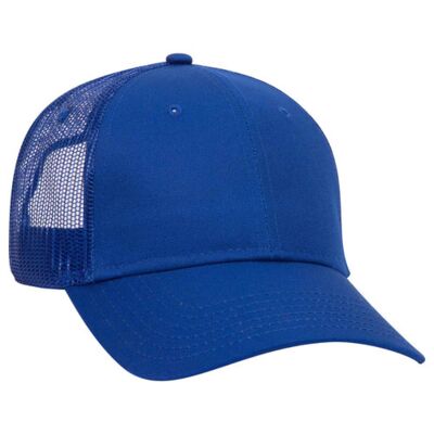 OTTO CAP 6 Panel Low Profile Mesh Back Trucker Hat Thumbnail