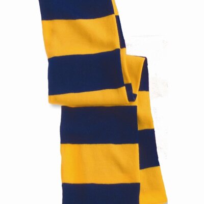 Rugby-Striped Knit Scarf Thumbnail