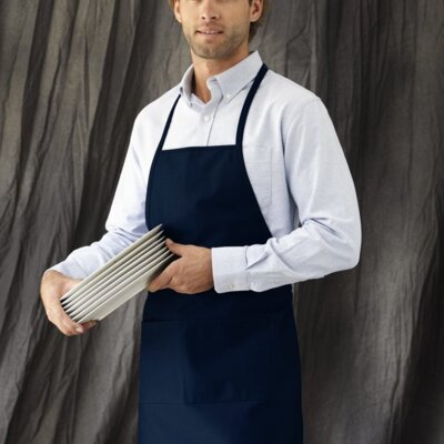 Long Butcher Block Apron Thumbnail