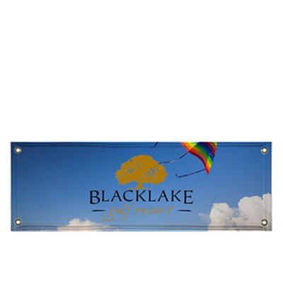 Vinyl Single-Sided Banner 6W x 2H ft. 13 oz.  Thumbnail