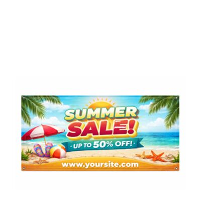 Vinyl Single-Sided Banners 8W x 3H ft  Thumbnail