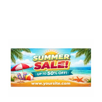 Vinyl Single-Sided Banners 8W x 3H ft  Thumbnail