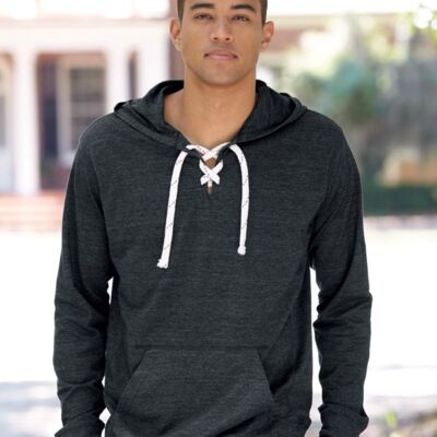 Sport Lace Jersey Hooded Pullover T-Shirt Thumbnail