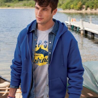 SUPER SWEATS Full-Zip Hooded Sweatshirt Thumbnail