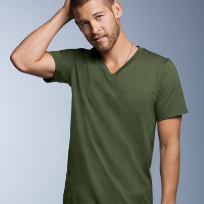 Lightweight Ringspun V-Neck T-Shirt Thumbnail