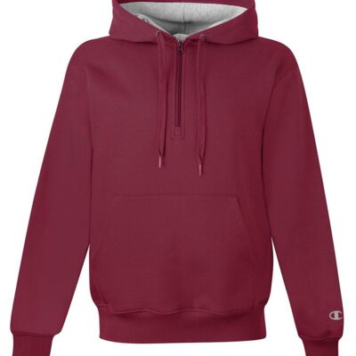 Cotton Max Quarter Zip Hood Thumbnail