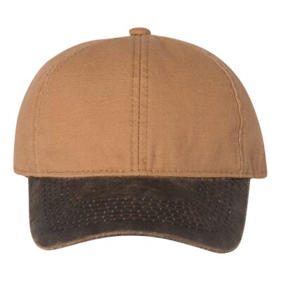 Canvas Cap with Weathered Cotton Visor Thumbnail