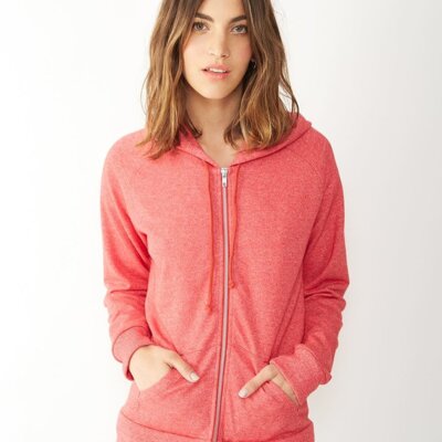Eco-Fleece™ Women's Adrian Hooded Full-Zip Sweatshirt Thumbnail