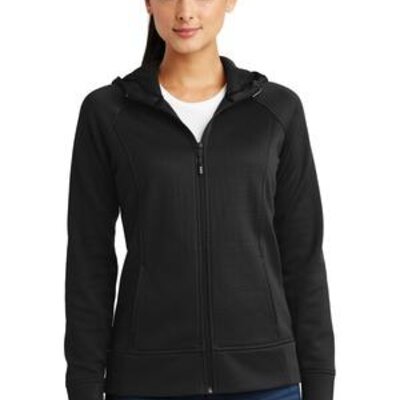 Copy of Copy of Ladies Rival Tech Fleece Full Zip Hooded Jacket Thumbnail