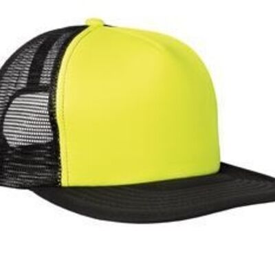 Flat Bill Snapback Trucker Cap Thumbnail