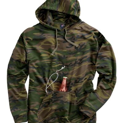 Tailgate Polyester Hooded Pullover Sweatshirt Thumbnail