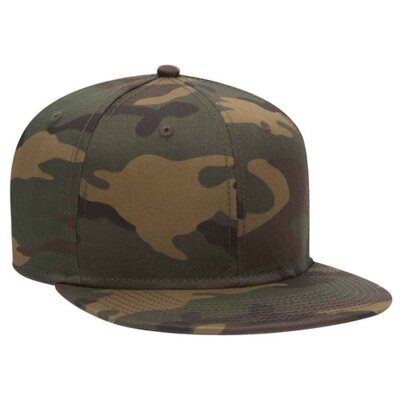OTTO CAP "OTTO SNAP" Camouflage 6 Panel Mid Profile Snapback Hat Thumbnail