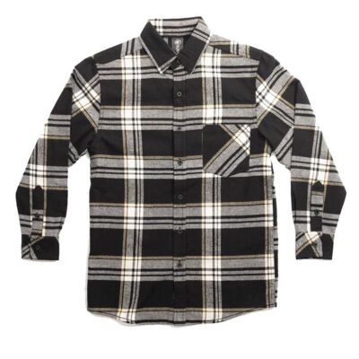 Youth Open Pocket Long Sleeve Flannel Shirt Thumbnail