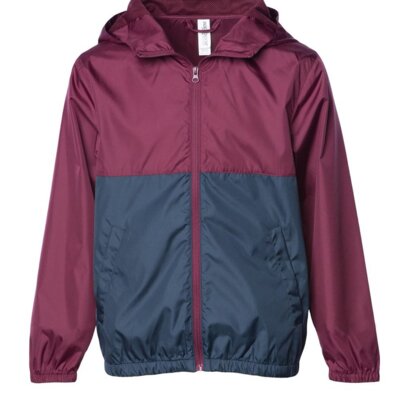 Youth Lightweight Windbreaker Zip Jacket Thumbnail