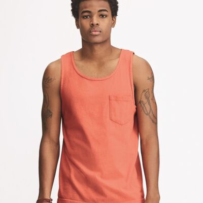 Garment-Dyed Heavyweight Pocket Tank Top Thumbnail