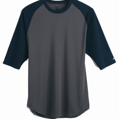 B-Core Three-Quarter Sleeve Baseball T-Shirt Thumbnail