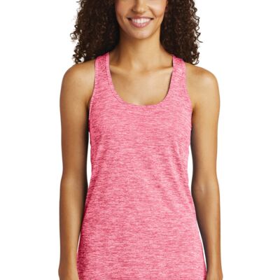 Ladies PosiCharge ® Electric Heather Racerback Tank Thumbnail