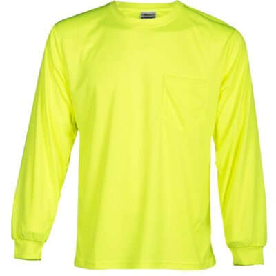 Microfiber Polyester Long Sleeve T-Shirt Thumbnail