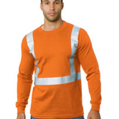 USA-Made 50/50 Hi-Visibility Long Sleeve Tee Thumbnail