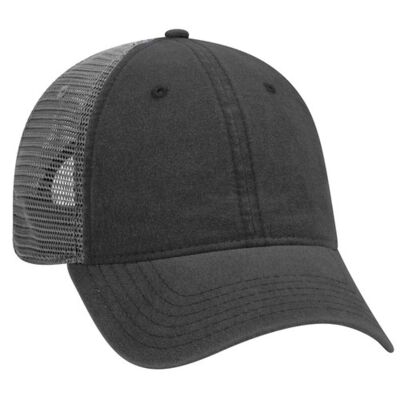 OTTO CAP 6 Panel Low Profile Mesh Back Trucker Hat Thumbnail