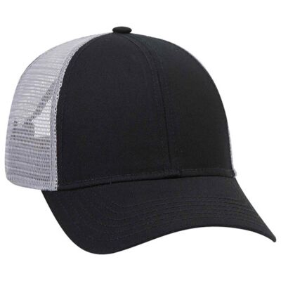 OTTO CAP 6 Panel Low Profile Mesh Back Trucker Hat Thumbnail
